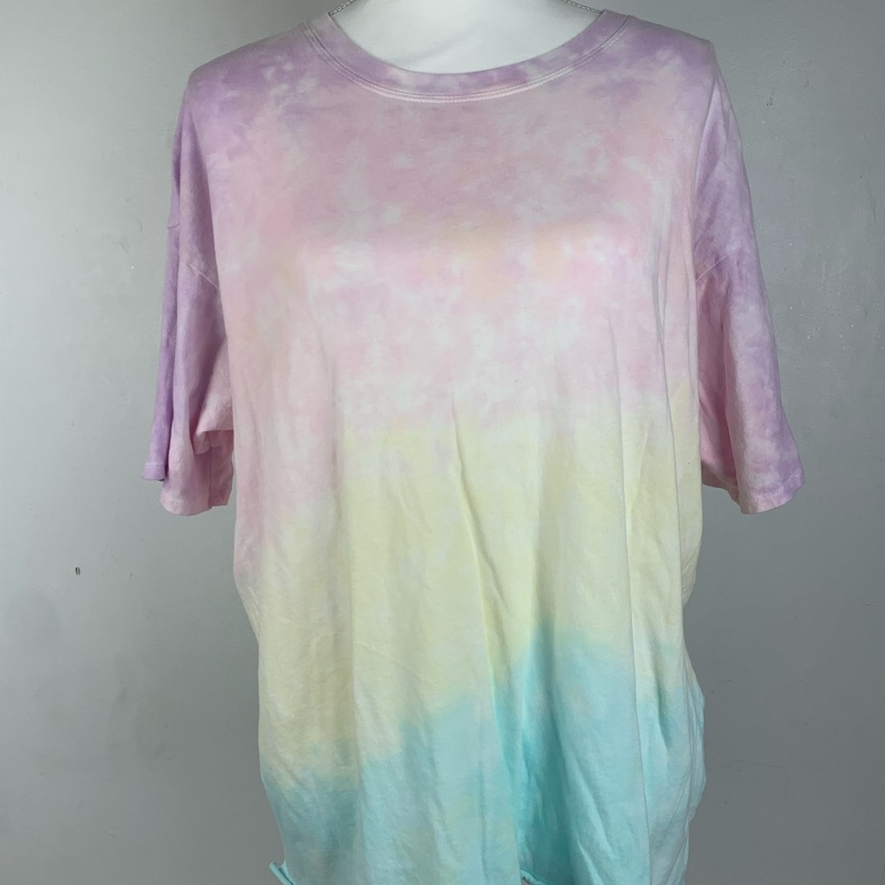 American Eagle Pastel Tie-Dye Women's Top T-Shirt Size Small